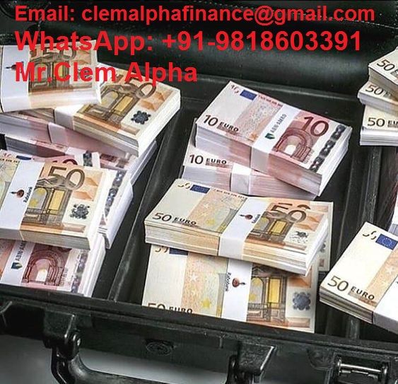 
Do you need Personal Business Cash Finance? clemalphafinance@gmail.com whatspp Number +91-9818603391 Mr.Clem Alpha 