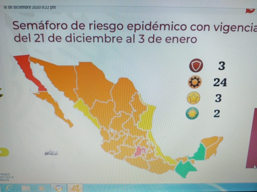 #Semáforo Covid: 85% del país, en alerta alta y máxima de riesgo de contagio