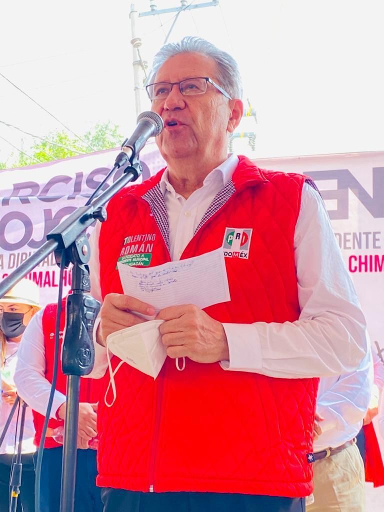 Inicia campaña Tolentino Román a la presidencia municipal de Chimalhuacán con proyectos