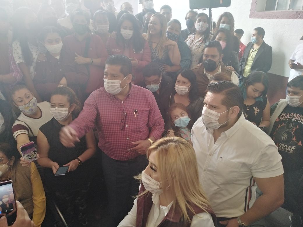 Samuel Ríos Reglado y la organización
’CDIS’ apoya a Nancy Gómez en su candidatura