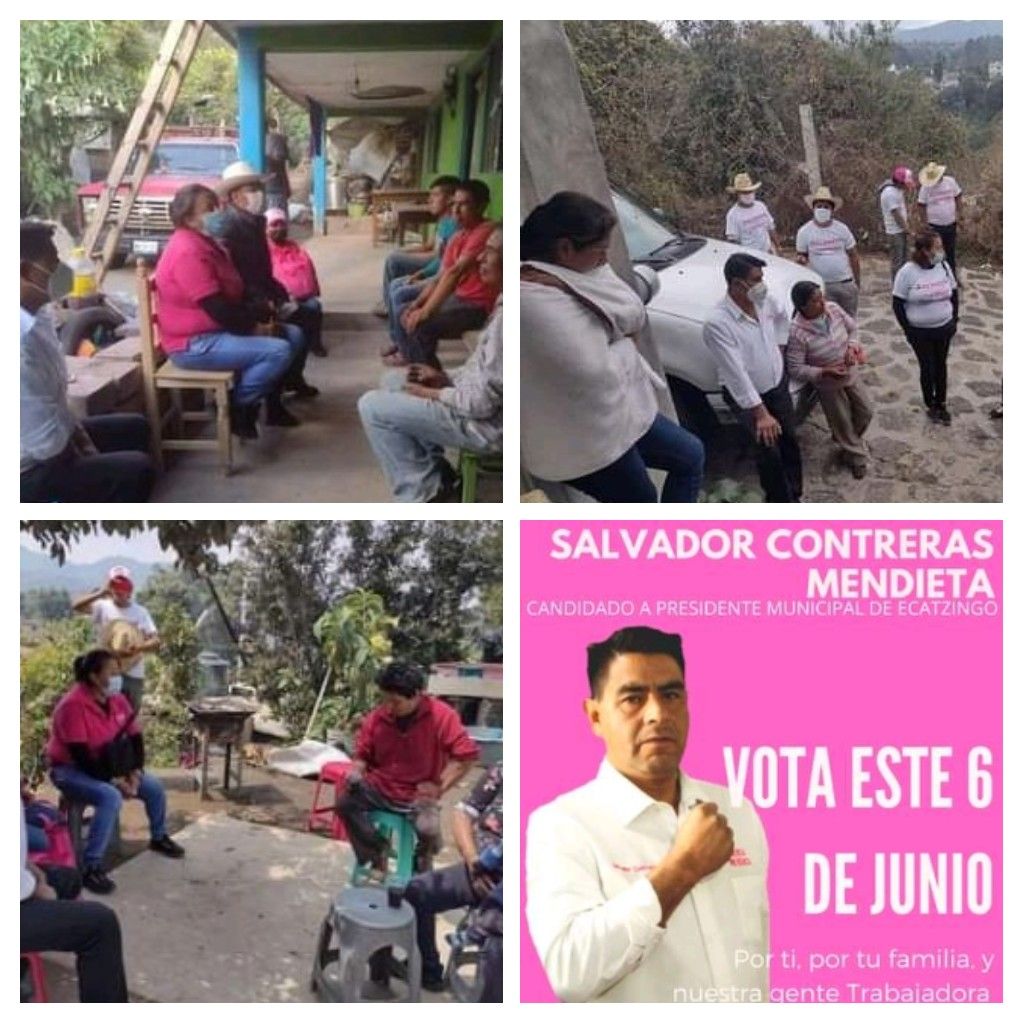Salvador Contreras Mendieta se enfila al triunfo electoral en Ecatzingo