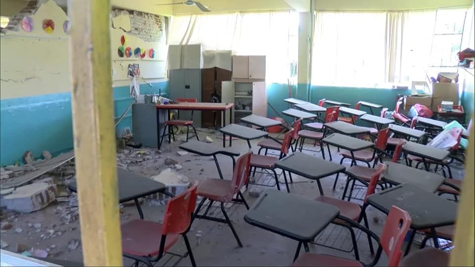 Sin atención ni validación de daños 320 escuelas de Acapulco y Coyuca de Benítez afectadas por el sismo del 7 de septiembre