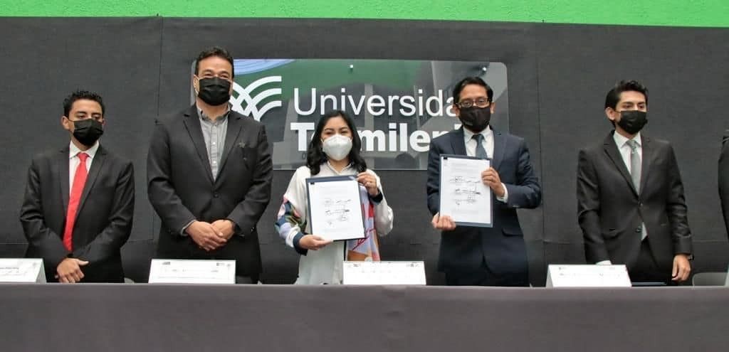 Karla Fiesco firma convenio con la Universidad TecMilenio