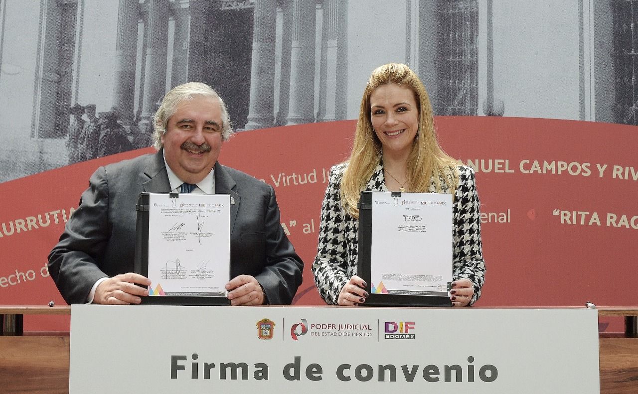 #FIRMAN DIFEM Y PODER JUDICIAL CONVENIO PARA #CAPACITAR Y CERTIFICAR EN #MEDIACIÓN Y CONCILIACIÓN