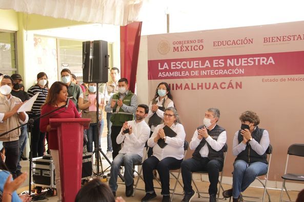 El programa ’La escuela es nuestra’ llegó a Chimalhuacán