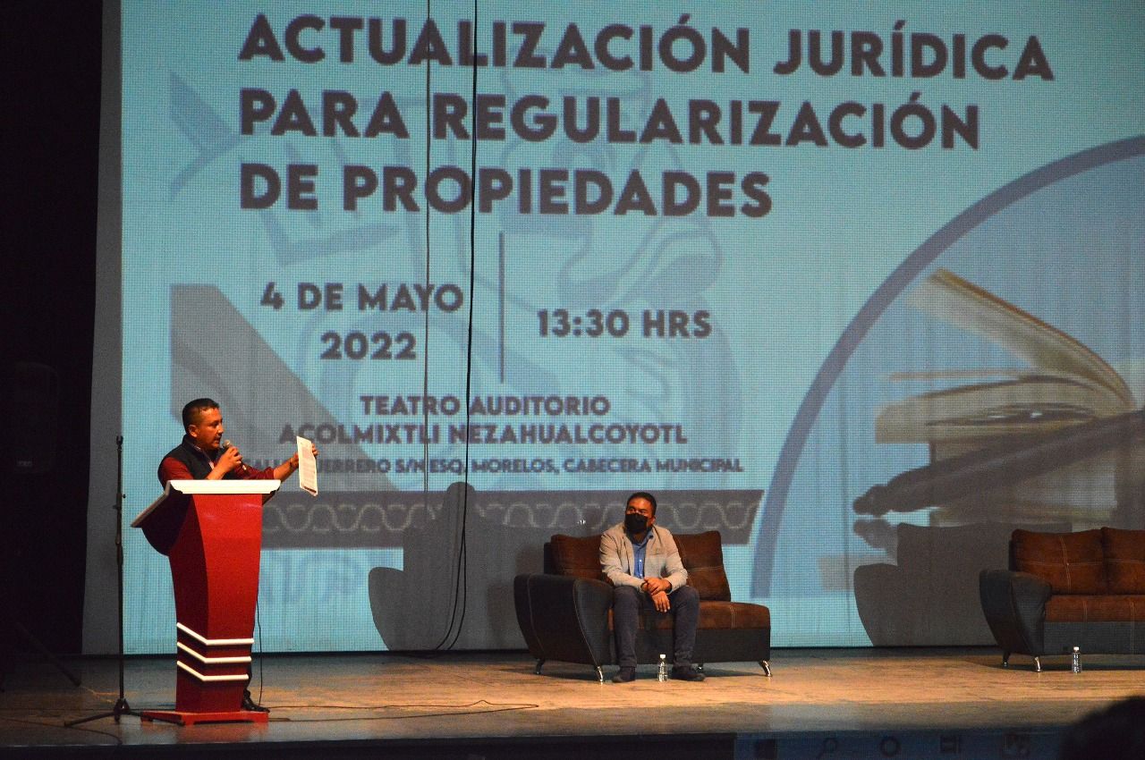 Gobierno de Chimalhuacán e Imevis imparten capacitación para Regularización de Propiedades