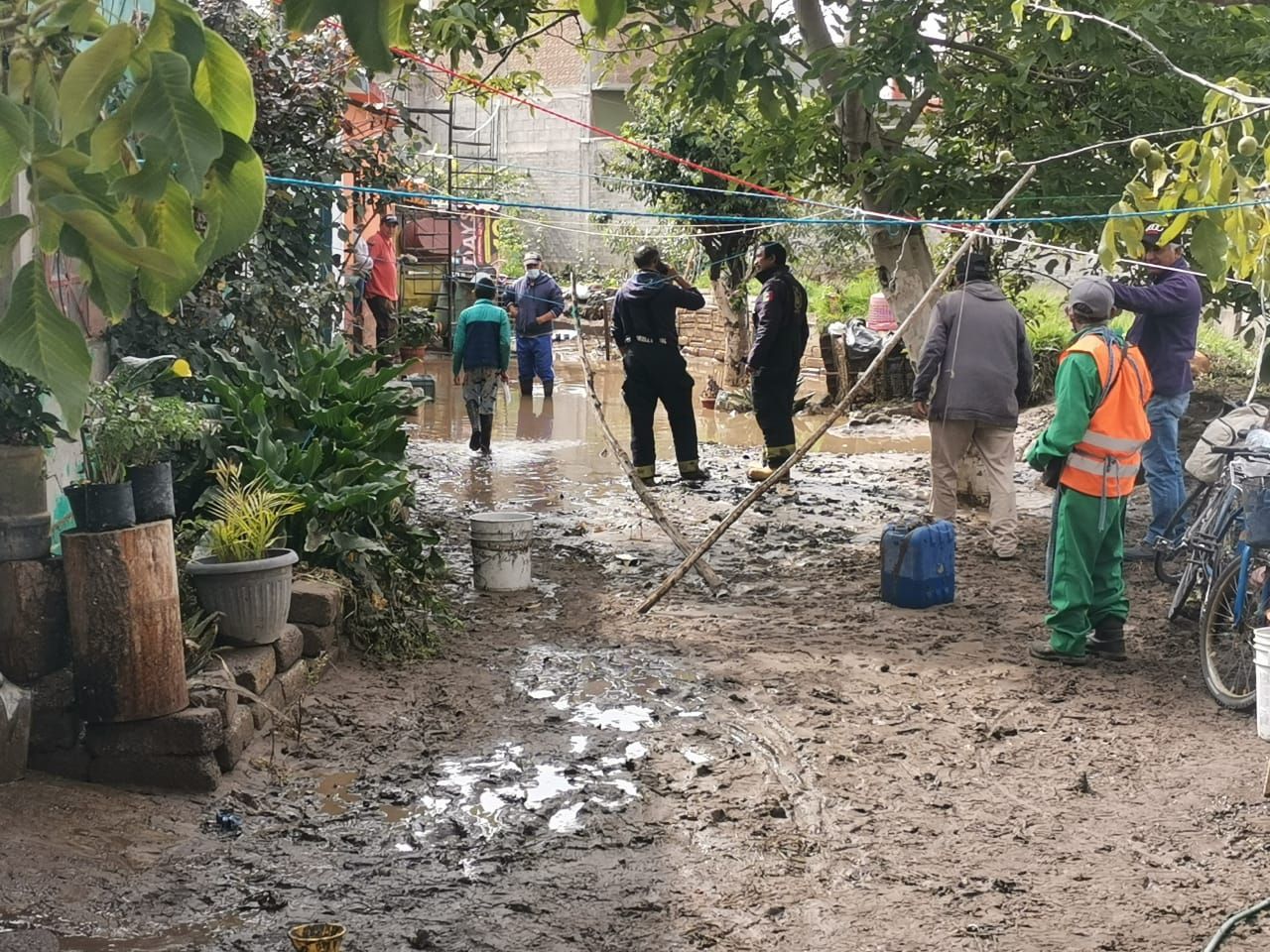 Concluyen labores de limpieza en las casas afectadas por el desbordamiento del río ’La Verdura