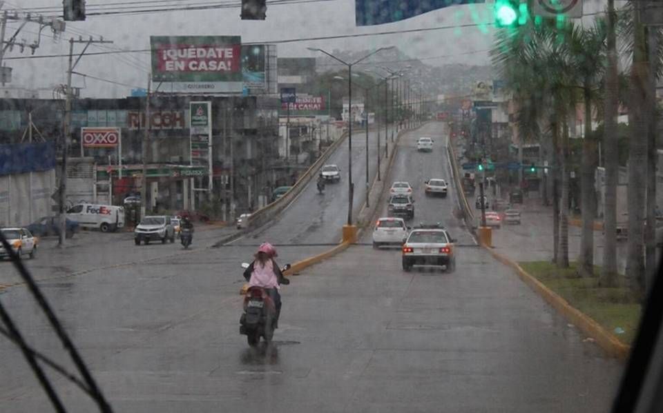 Se prevén lluvias puntuales intensas en Guerrero por canales de baja presión
