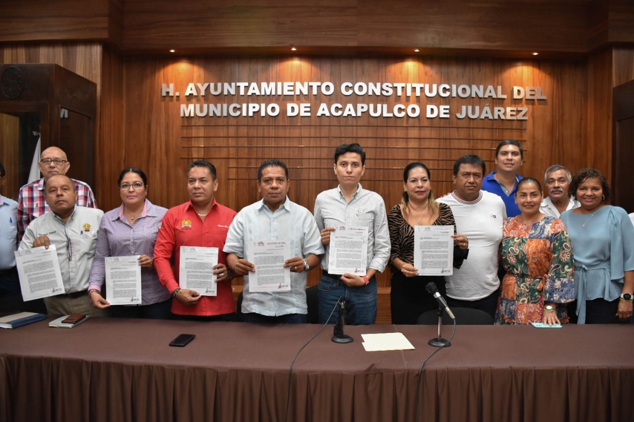 Reconocen líderes del SUSPEG al gobierno de Abelina López y acuerdan trabajar en unidad
