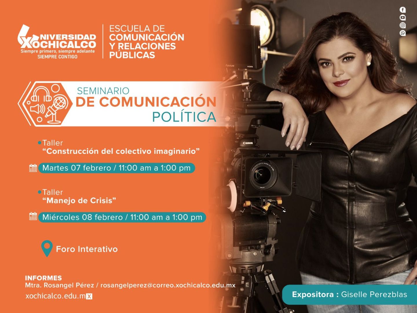 Universidad Xochicalco organiza seminario de comunicación política 
