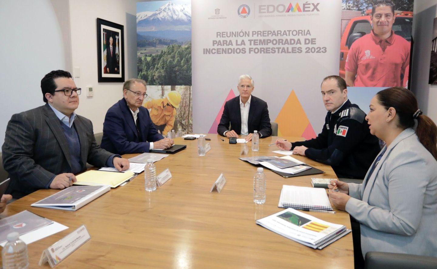 REFUERZA EDOMÉX MEDIDAS PARA EVITAR Y COMBATIR LOS INCENDIOS FORESTALES: ALFREDO DEL MAZO