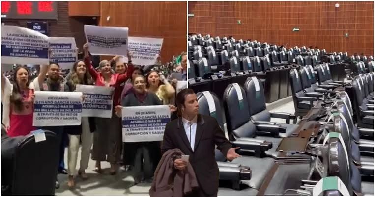 Cobardía: abandonaron pripanistas San Lázaro para no hablar sobre García Luna 