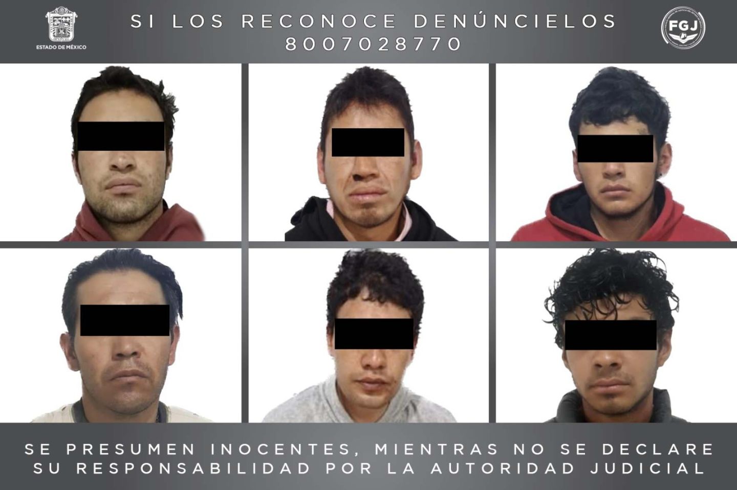 #Elementos de la FGJEM logró detener a seis secuestradores de una mujer