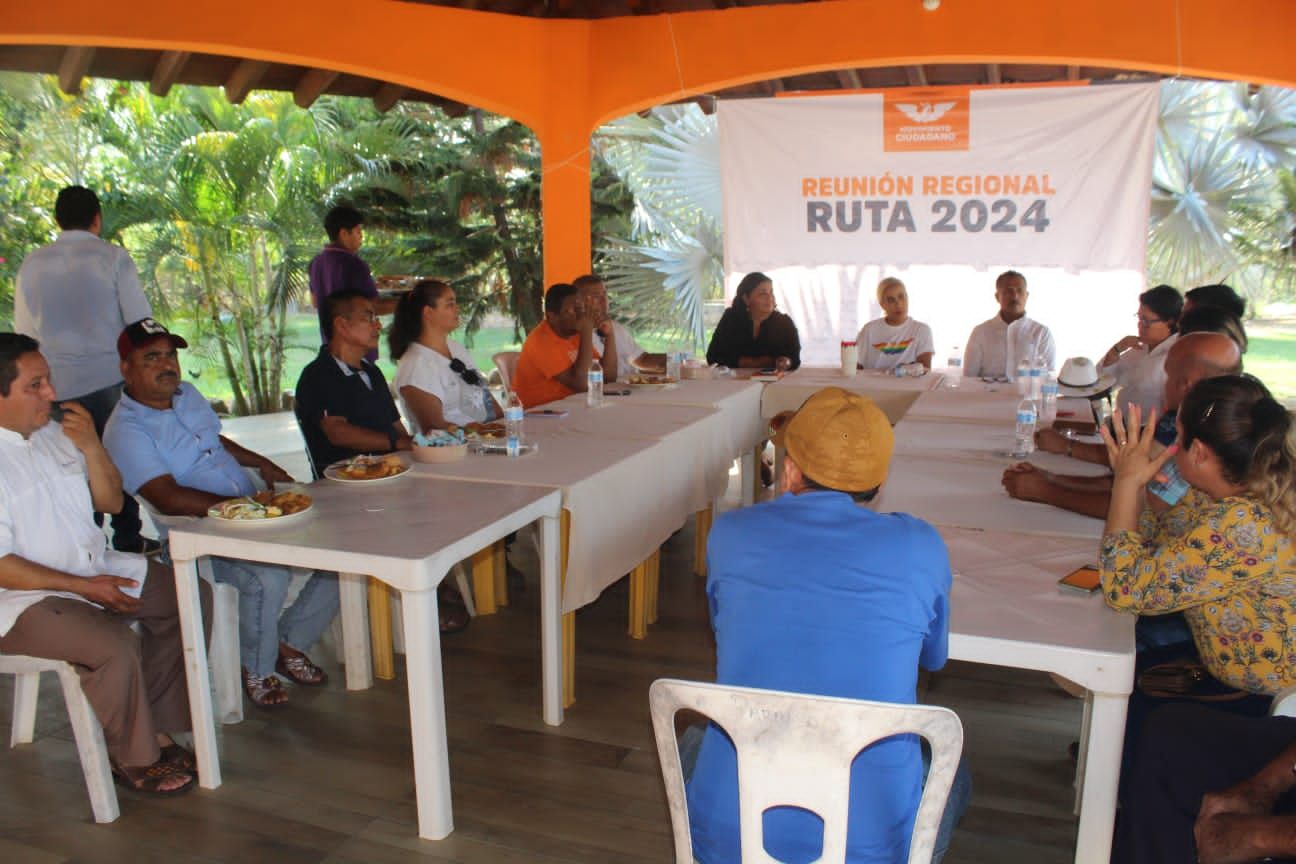 Se organizan en Costa Grande los liderazgos de Movimiento Ciudadano en la ruta del 2024