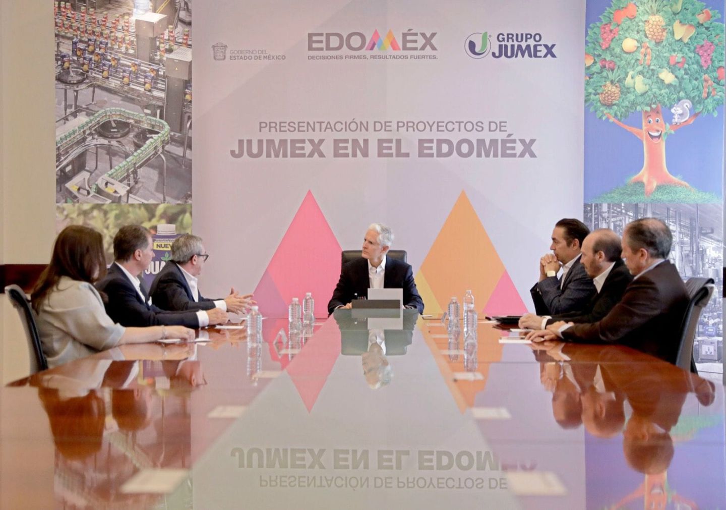 Anuncia Alfredo Del Mazo Proyecto de Expansión
de Grupo Jumex en el Municipio de Ecatepec.