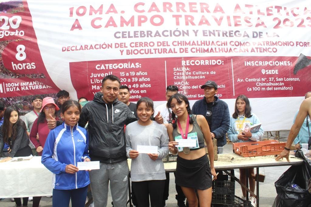 Gobierno de Chimalhuacán Realiza
Decima Carrera a Campo Traviesa 2023.