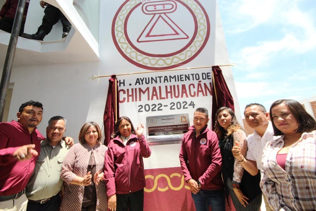 Inaugura Xóchitl Flores Nueva Subestación de
Bomberos Para Mayor Protección de Chimalhuacán.