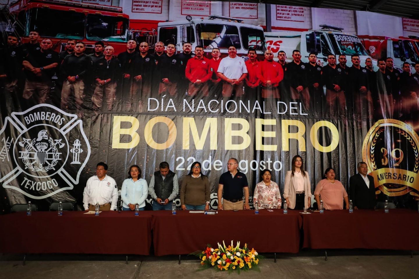 En Texcoco Festejan el Día
Internacional del Bombero.
