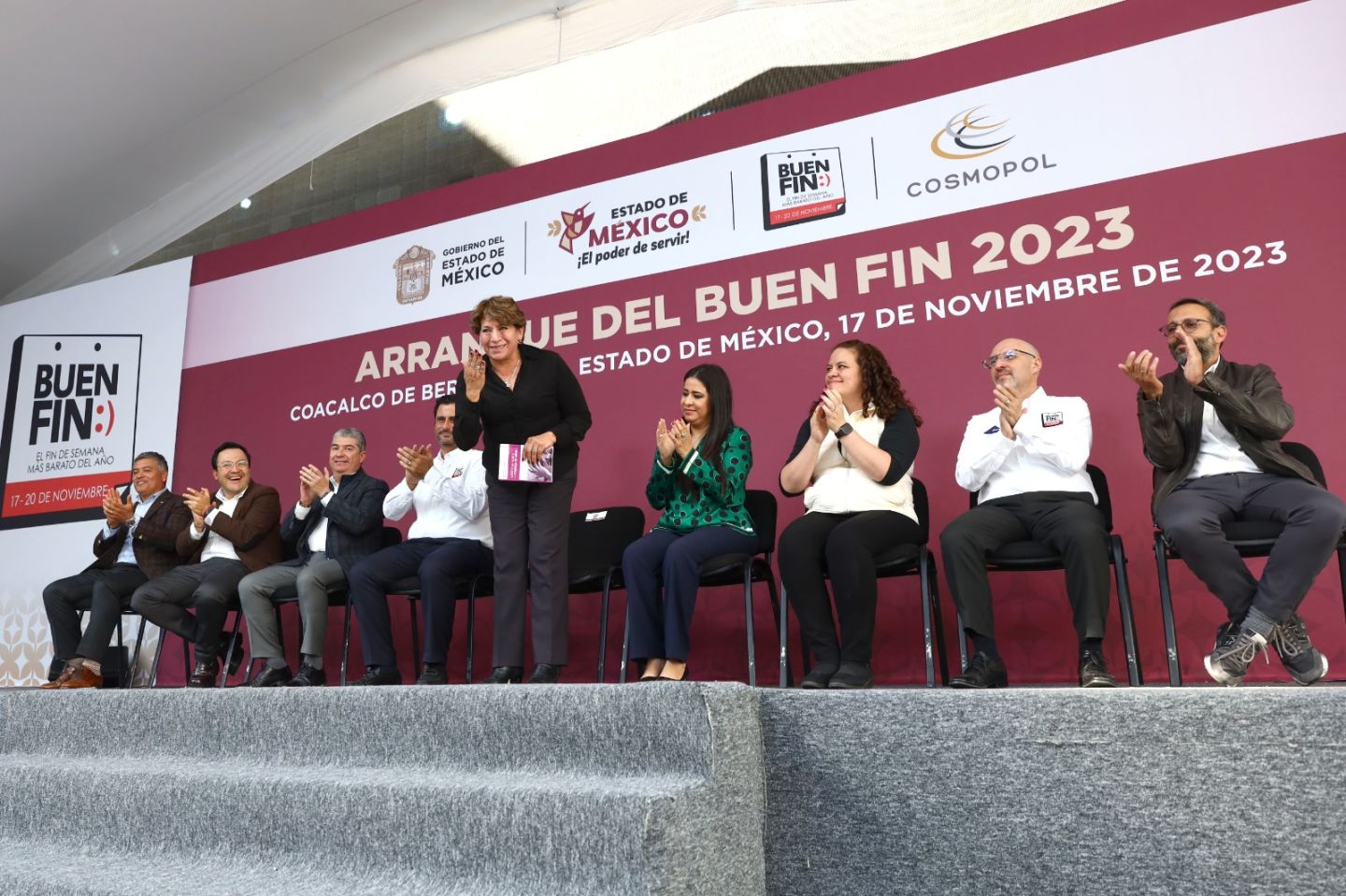 Delfina Gómez da inicio al ’buen fin 2023’ en Coacalco 