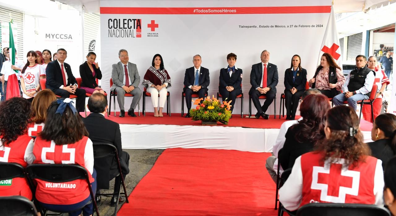 Arranca la colecta anual de cruz roja mexicana 2024 
