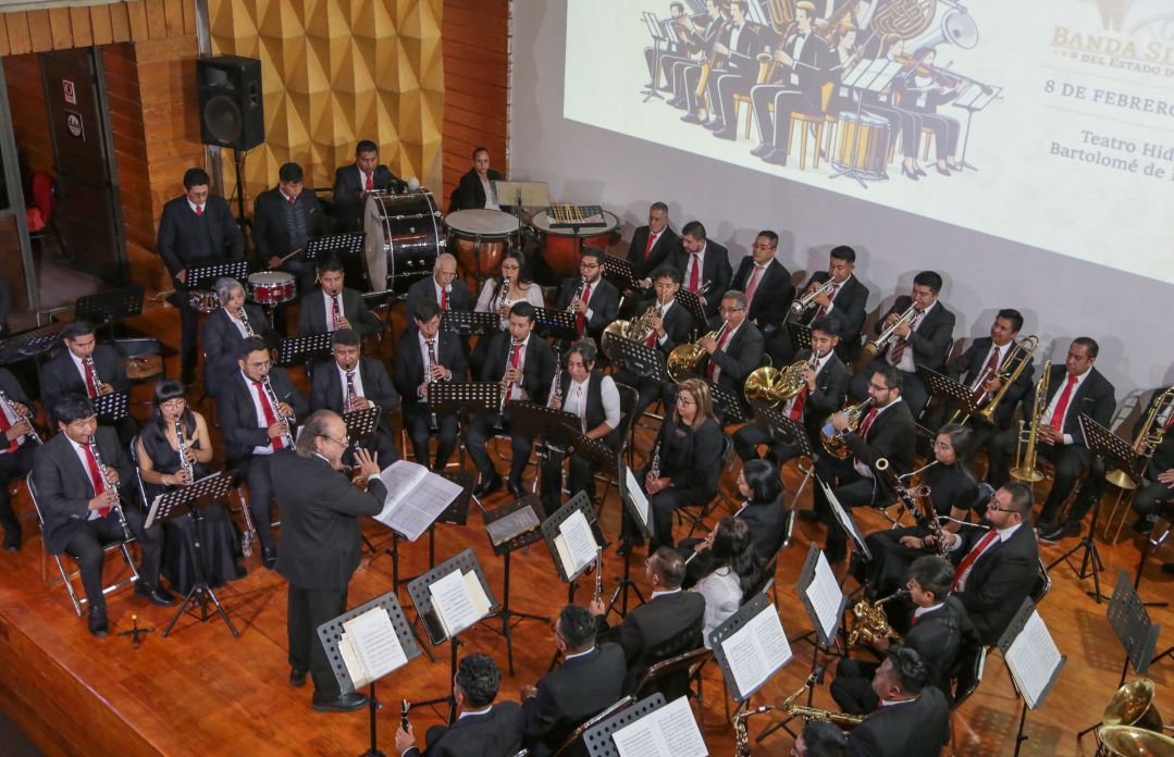 Habrá concierto de la Banda Sinfónica del Estado de Hidalgo (BSEH) por su 123° Aniversario