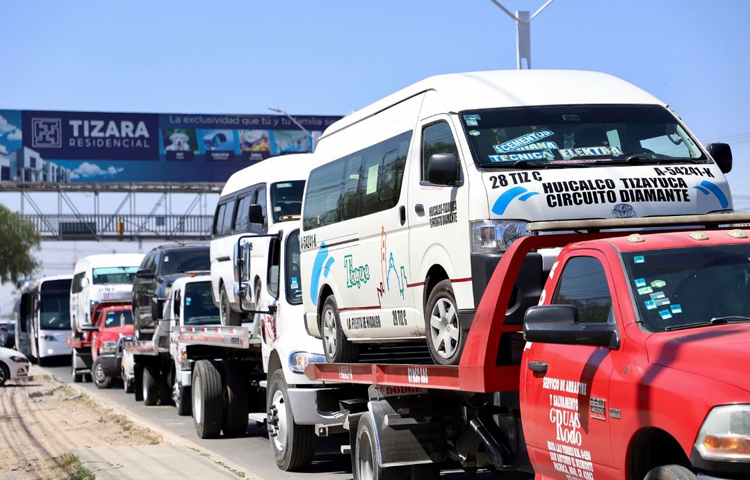 Operativo derivó en detenciones y decomiso de ’mototaxis’ en Tizayuca 