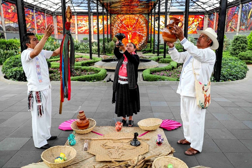 Celebran pueblos originarios el Festival del Quinto Sol