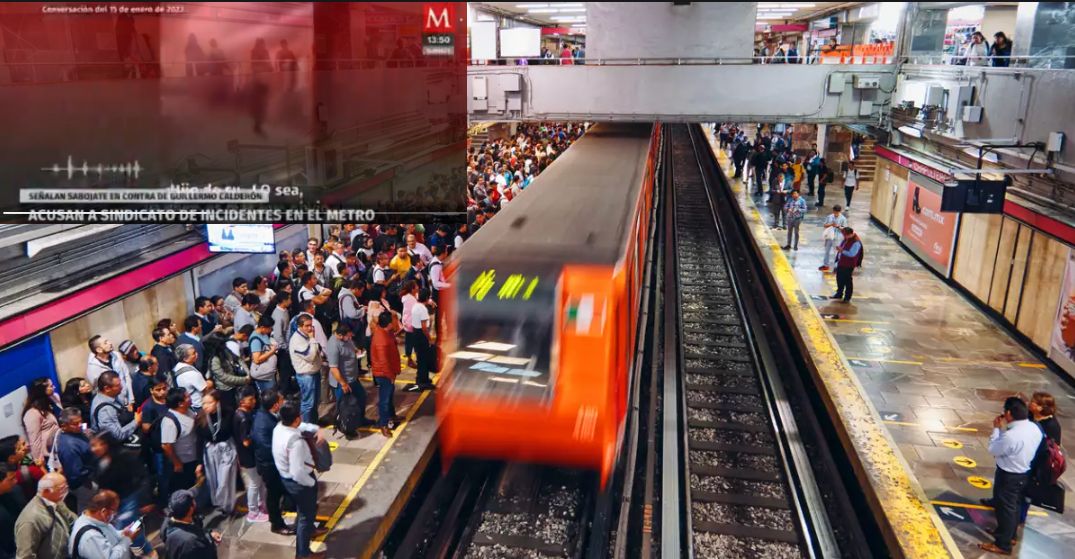 Anticipan sabotaje del metro de la CDMX 