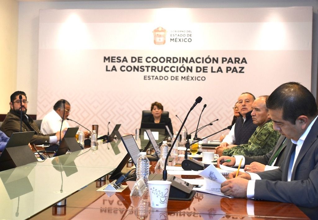 El trabajo de la Mesa de Coordinación para la Construcción de la Paz contribuye a mejorar la percepción de seguridad en el EdoMéx