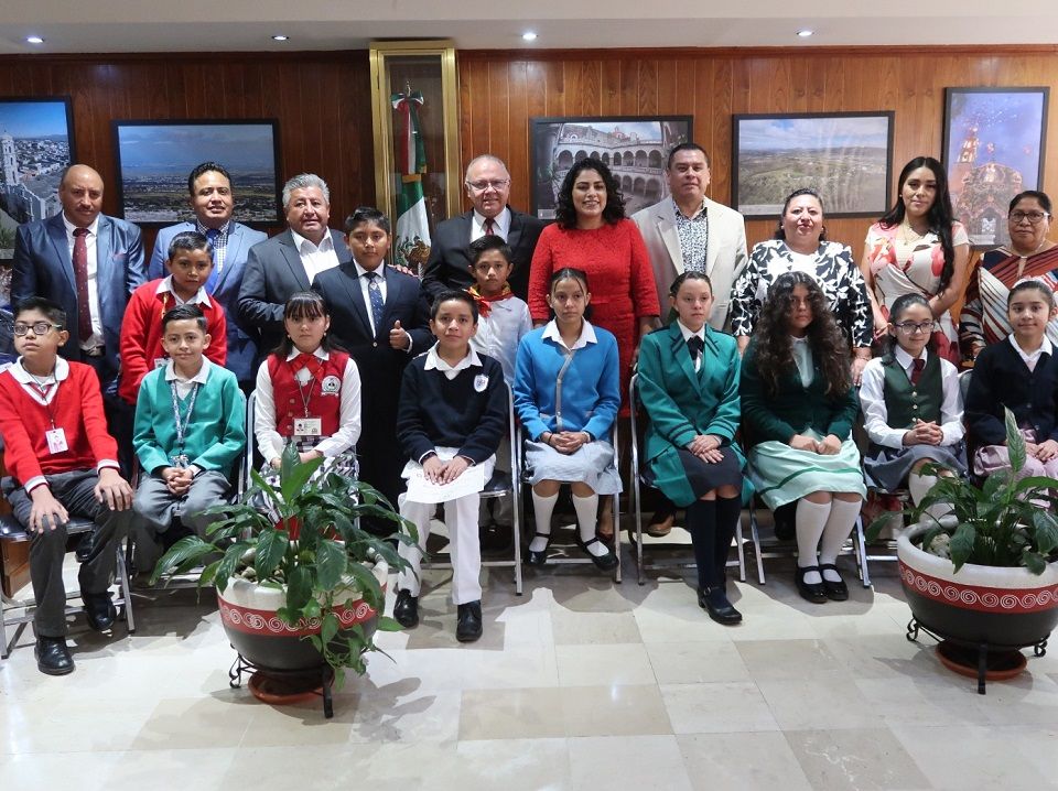 Niños ediles participaron en el Cabildo Infantil Texcoco 2024