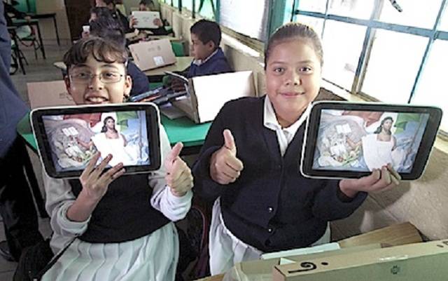 Desmienten robo de tablets en escuela de Ecatepec
