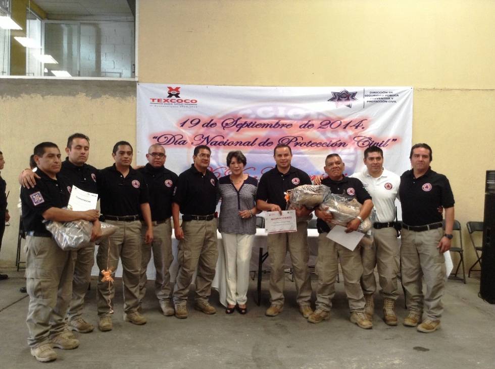 Destacan labor de Protección Civil en Texcoco