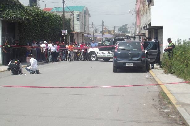 En la balacera detienen a dos y un muerto en Atenco, tres escaparon.