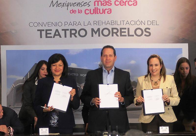Remodelan el Teatro Morelos de Toluca