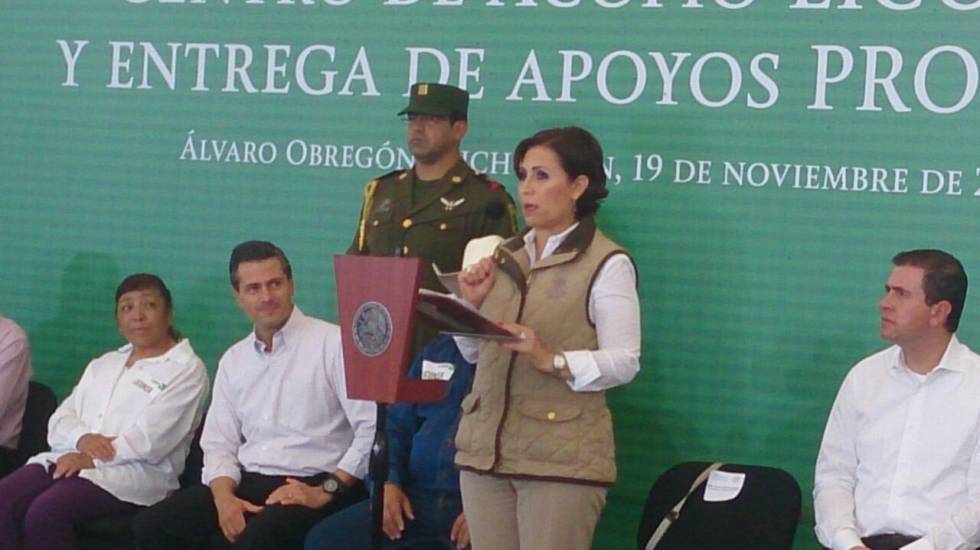 La titular de Sedesol informó a EPN avances del Plan Michoacán 