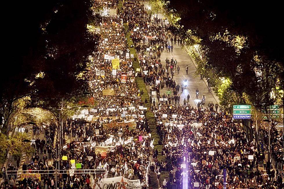 Así fue la Jornada de Acción Global por Ayotzinapa 