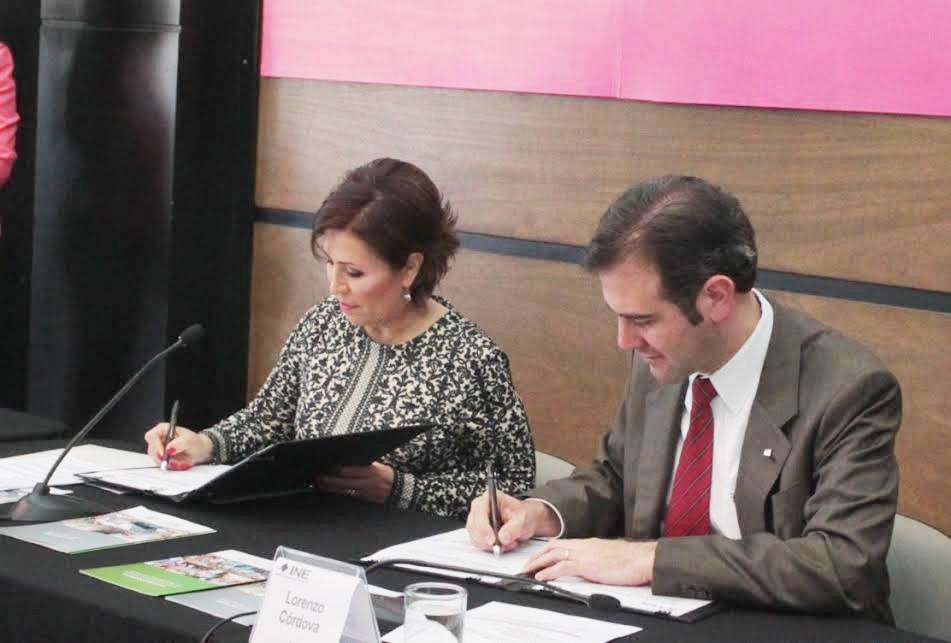Firman INE-Sedesol convenio de colaboración para proteger programas sociales 