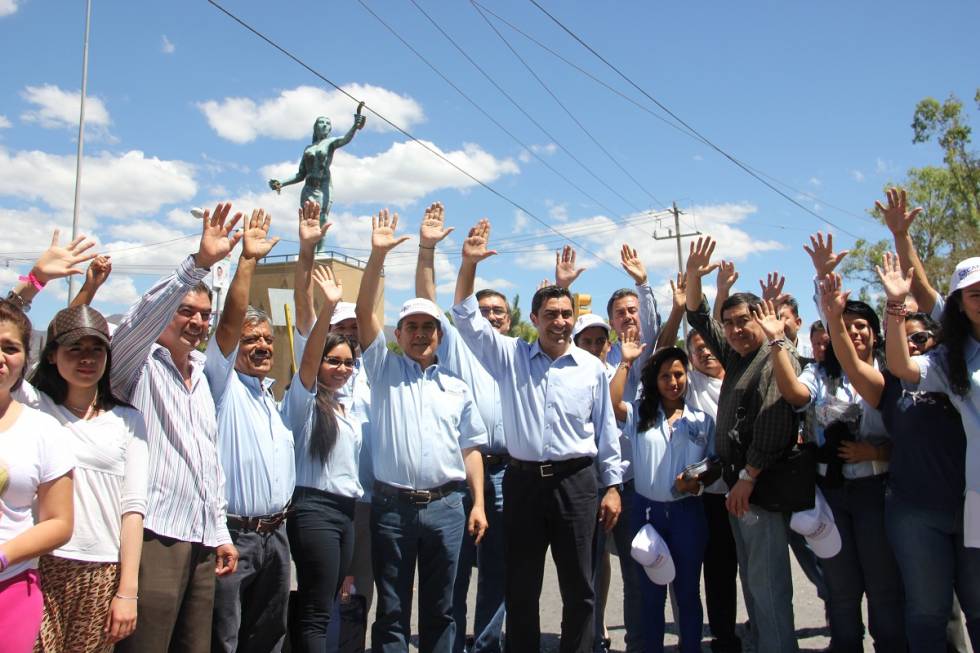 Inicia campaña Jorge Camacho; el PAN va por la gubernatura, señala 