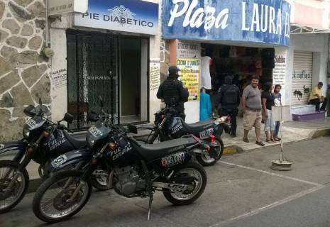 Aplican operativo de seguridad en el centro de Chilpancingo