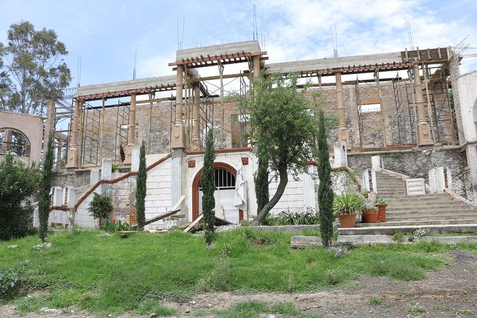 La Ex Hacienda de Xico que es obra de la época del porfiriato es restaurada