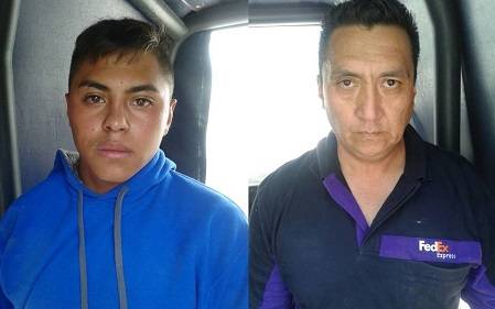 Atrapan a rateros en Texcoco; habían asaltado una camioneta de mensajería