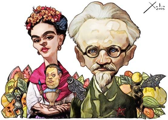 Diego Rivera, Frida Khalo y León Trotsky: los tres de Coyoacán