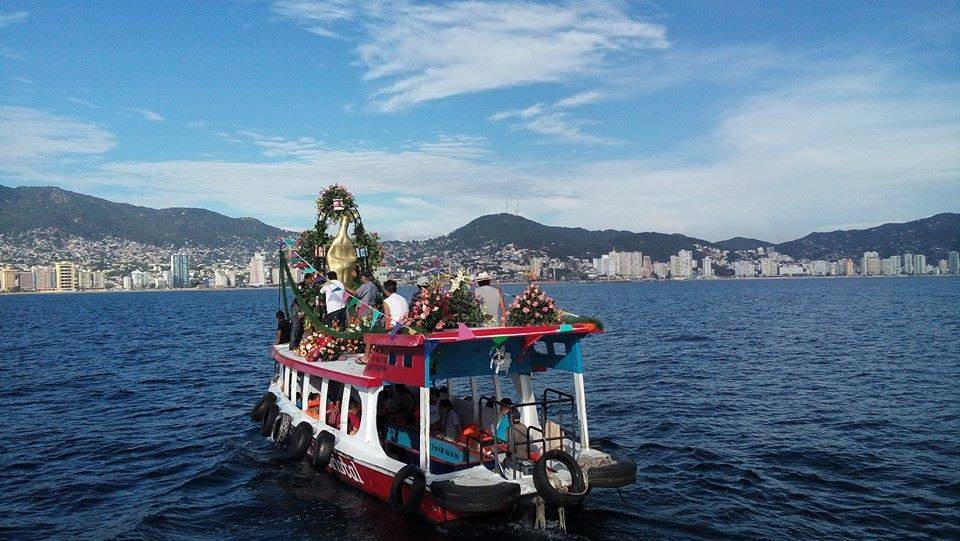 Festejan el 494 Aniversario de la bahía de Acapulco