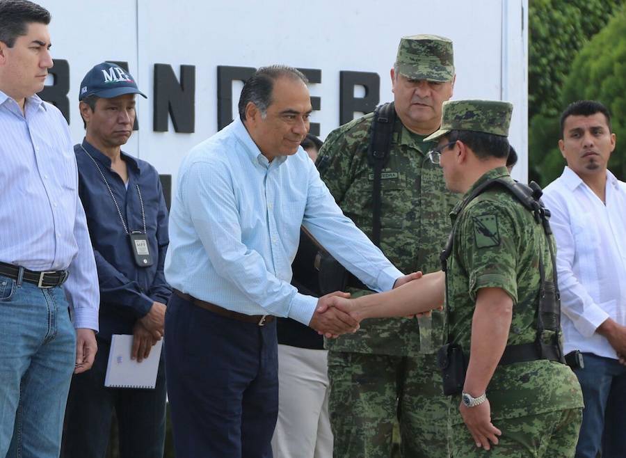 Presencia Héctor Astudillo cambio de mando militar en Iguala 
