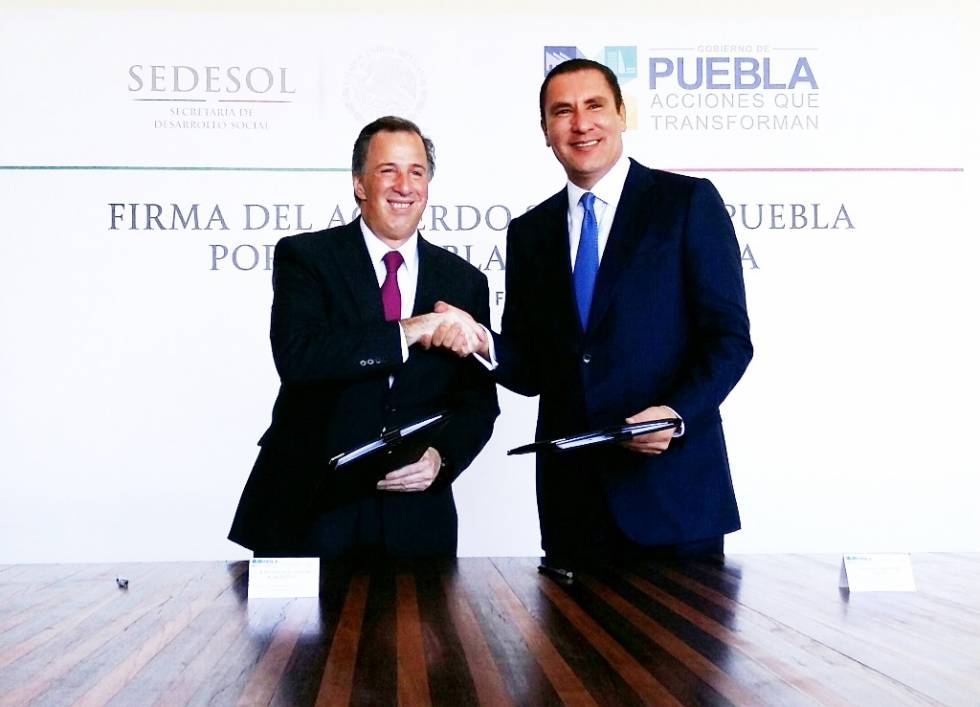 Sedesol y el gobierno de Puebla suscriben acuerdo para fortalecer mecanismos de cooperación
