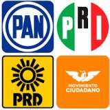 Inminente alianza PAN-PRI-PRD-MC 