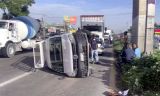Un doble accidente se registro sobre la carretera federal Mexico-Texcoco