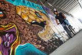 #Muralistas convierten 23 bajo puentes de Ecatepec en obras de arte prehispánico