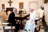 Alfredo del Mazo se reúne con el Papa Francisco