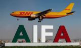 DHL en primer avión con carga al AIFA